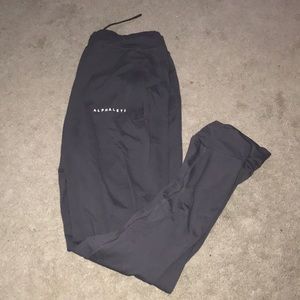 Alphalete grey premium joggers